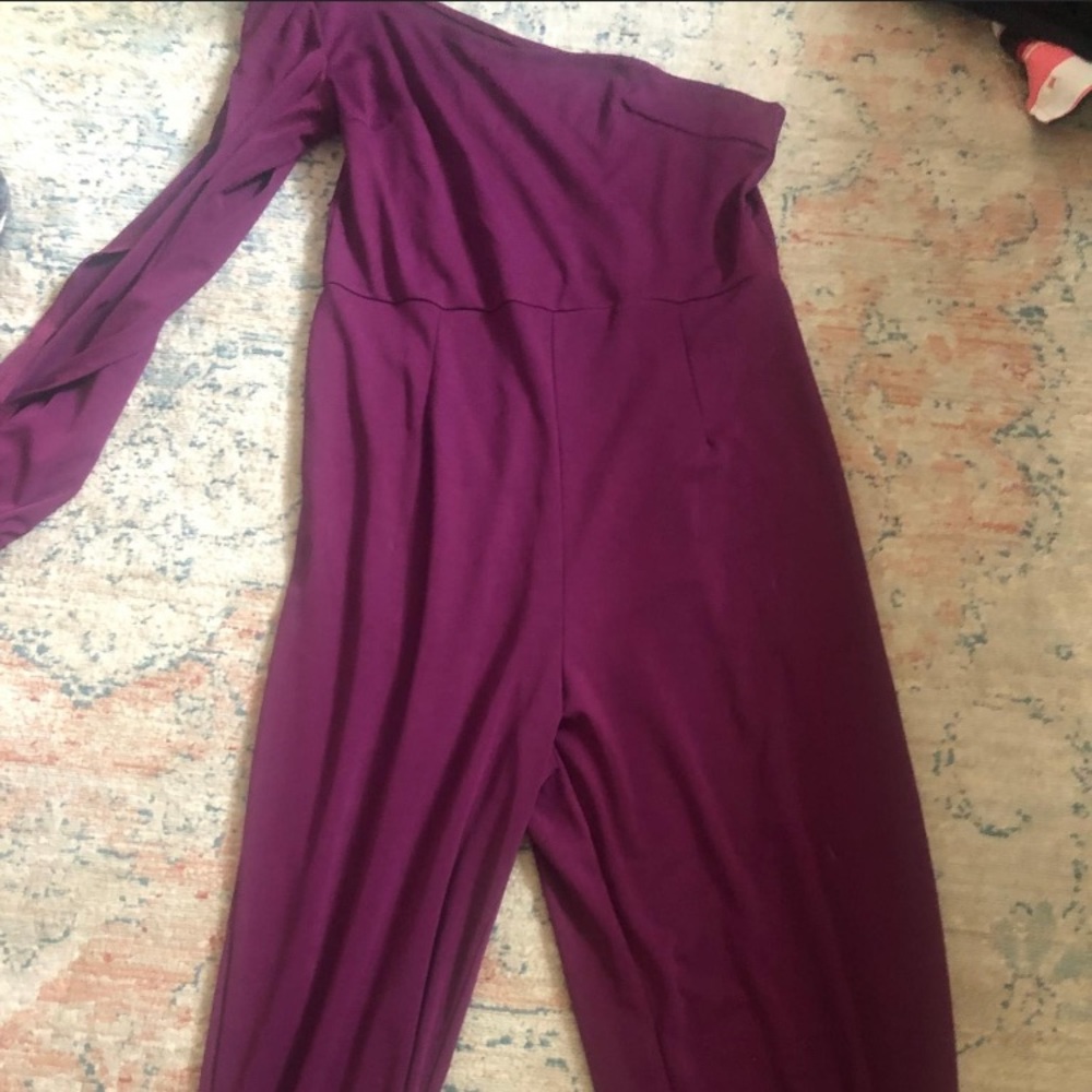 Medium asymmetrical romper! Never worn